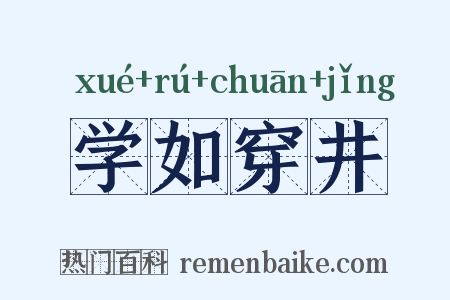 学如穿井是什么意思的图片